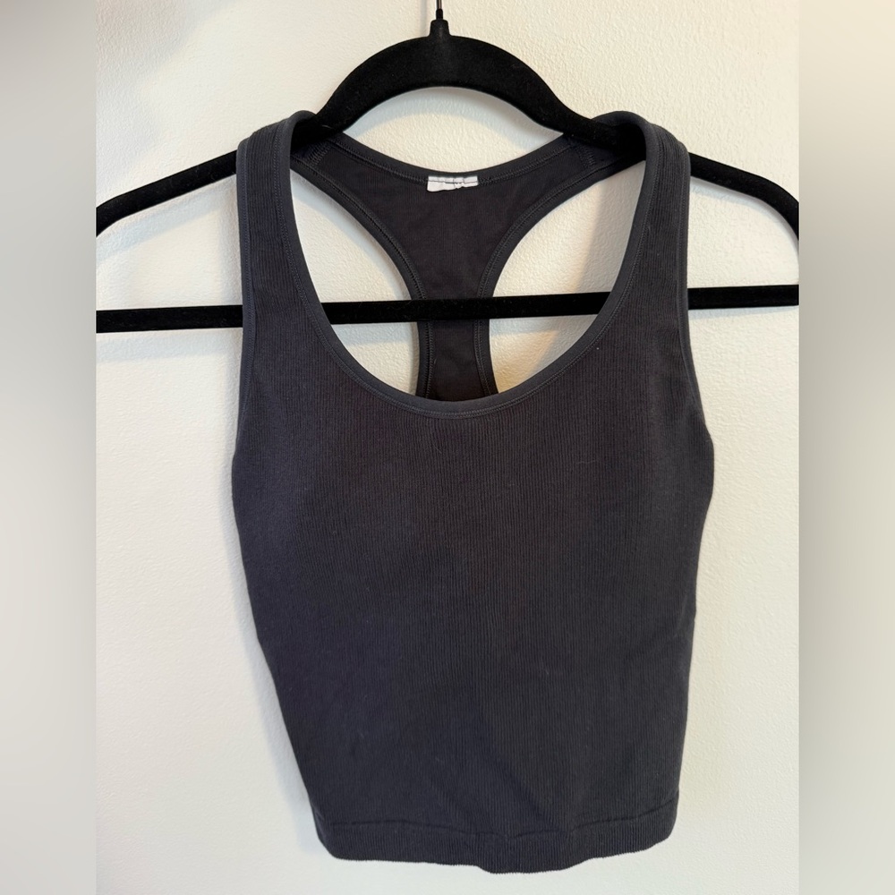 Black Racerback Tank Top
